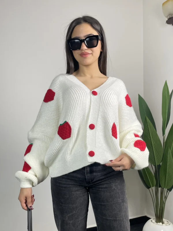 Cardigan fraise – Image 2